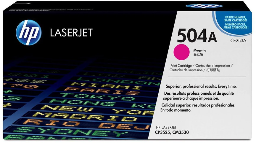 Hewlett Packard (HP) „HP Color LaserJet CP3525/CM3530 Magenta“ spausdinimo kasetė (7 000 puslapių)
