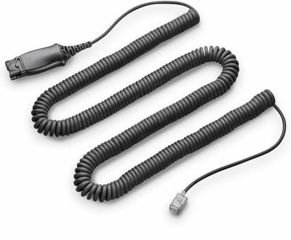 Inline Poly HIS spiralinis laidas Avaya telefonams