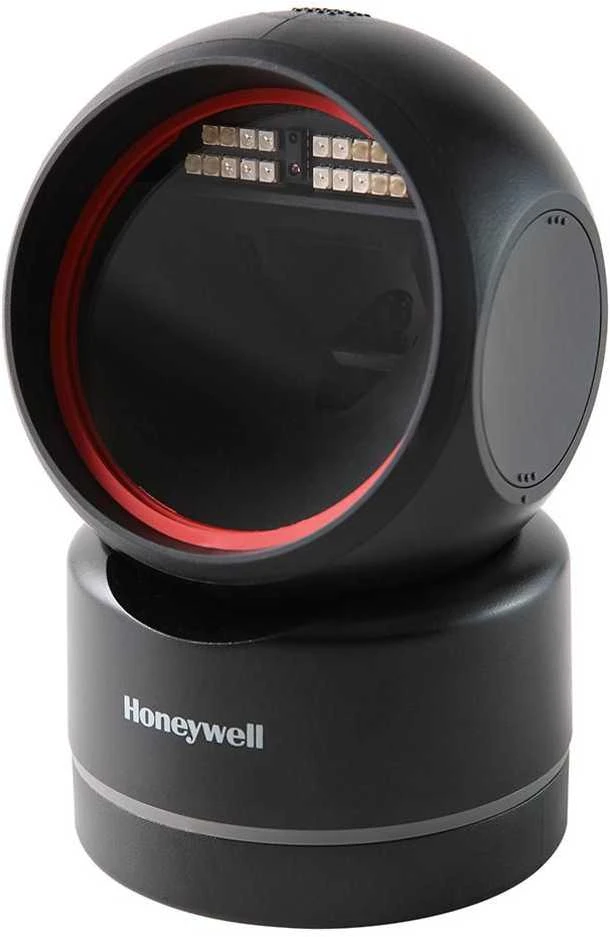 Honeywell Orbit HF680 skaitytuvas su raudonu rėmeliu