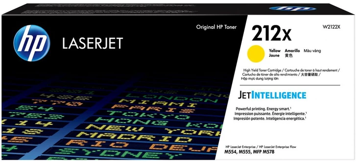 Hewlett Packard (HP) Hewlett-Packard 212X W2122X, geltona kasetė