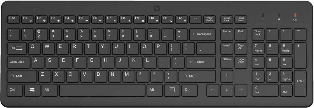 HP 220 WL KBD Vokietija – vokiška lokalizacija – Klaviatūra