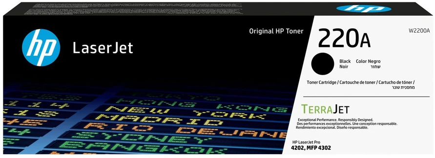 Hewlett Packard (HP) HP 220A Juodas Original LaserJet Toneris Cartridge