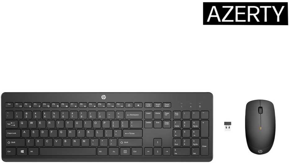 Klaviatūra ir pelė HP 230 (HP 230 Wireless Pelė and)