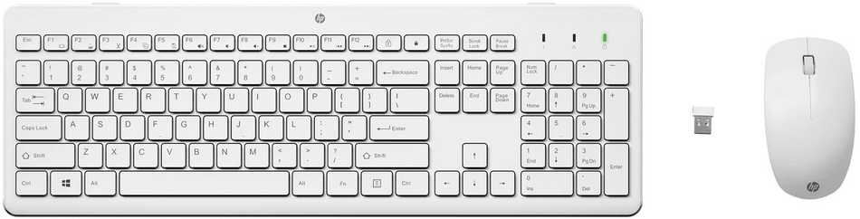 Klaviatūra ir pelė HP 230 Belaidė klaviatūra ir pelė Combo - French