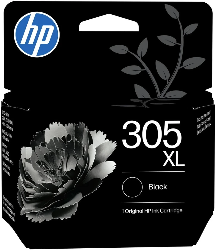 HP 305Xl High Yield Juodas Original Ink Cartridge