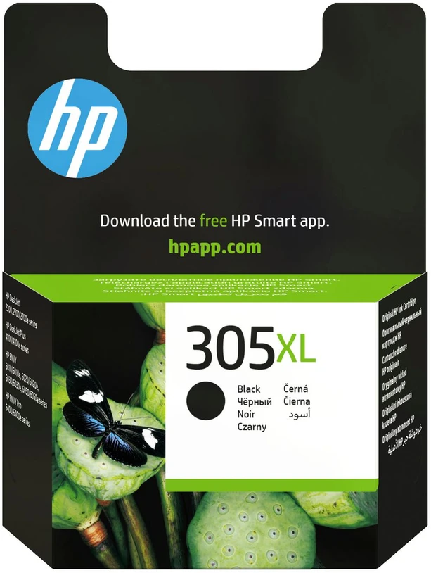 Hewlett Packard (HP) HP 305XL didelio našumo Juodas rašalo kasetė, 240 puslapių, skirta HP DeskJet 2300, 2710, 2720, Plus 4100