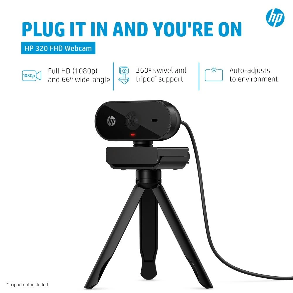 Hewlett Packard (HP) HP 320 FHD USB-A internetinė kamera