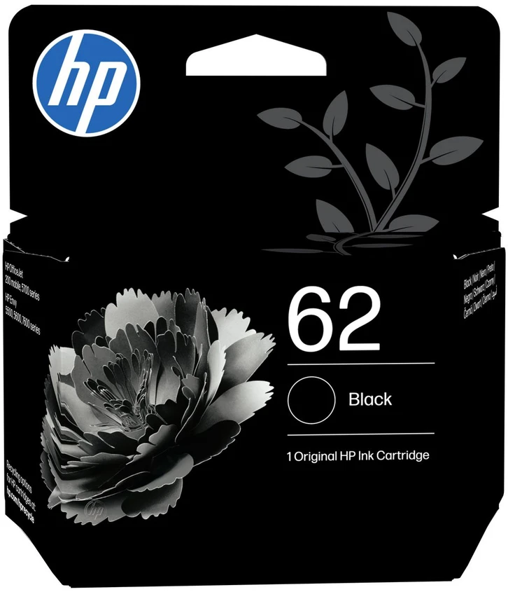 Tusz HP 62 Juodas Original Ink
