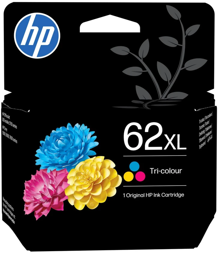 Hewlett Packard (HP) HP 62 Tri-color (C2P06AE) Rašalinė kasetė, CMY
