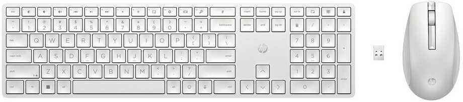 Klaviatūra ir pelė HP 650 Baltas (4R016AA#ABN)