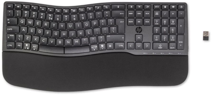 Klaviatūra HP 680 belaidė 100% (full-size) juoda
