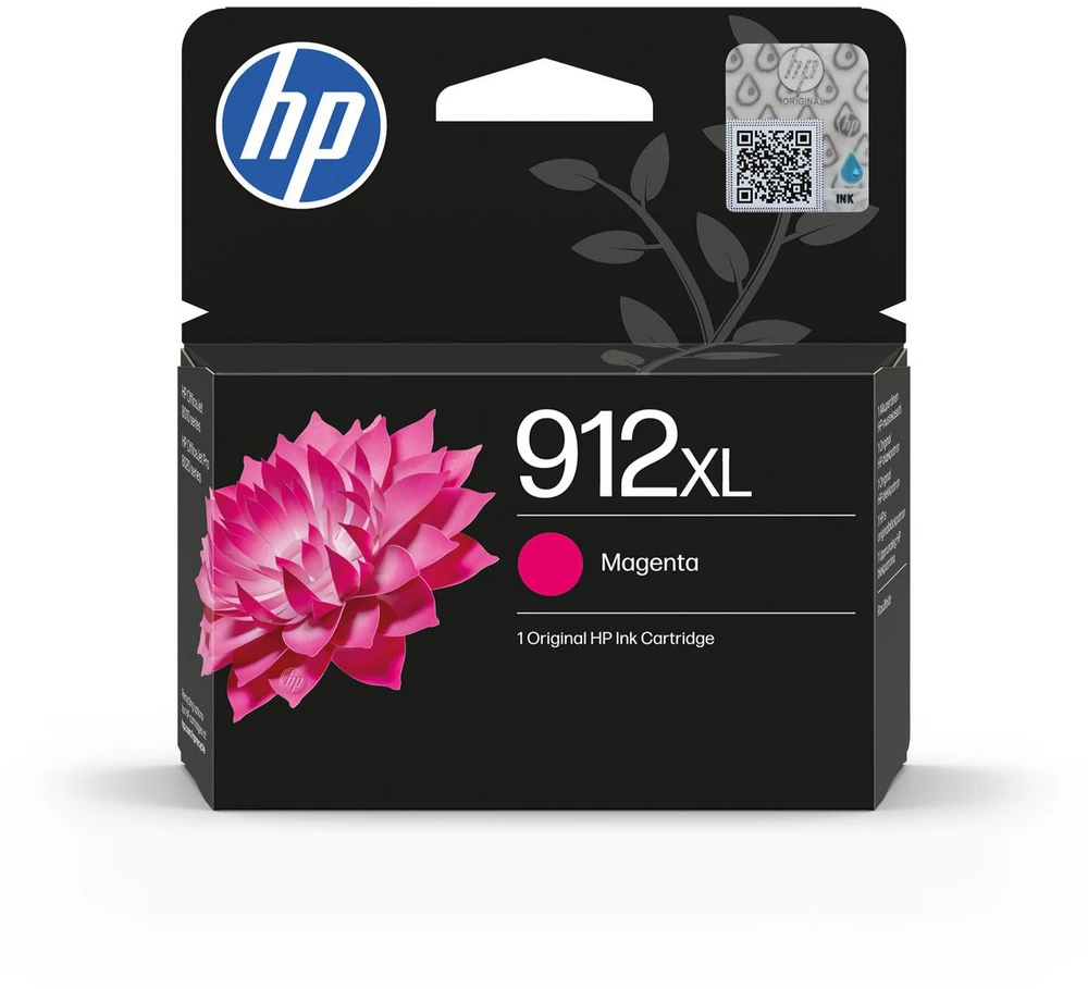 HP 912Xl didelės talpos rausvai raudona rašalo kasetė