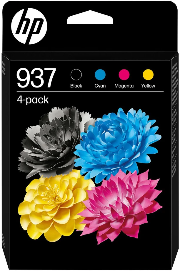 HP 937 Cmyk Original Ink Cartridge 4-Pack