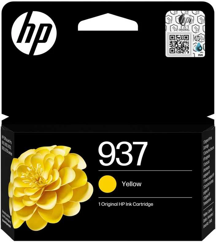 HP 937 (4S6W4NE) Rašalinė kasetė, Geltona
