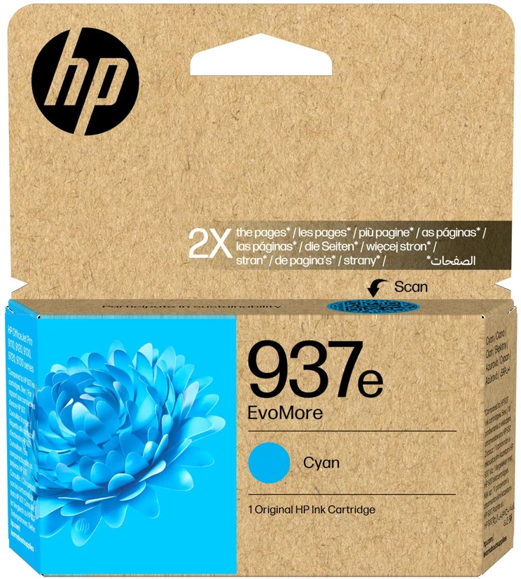 HP No. 937 mėlynas Instant Ink EVOMORE