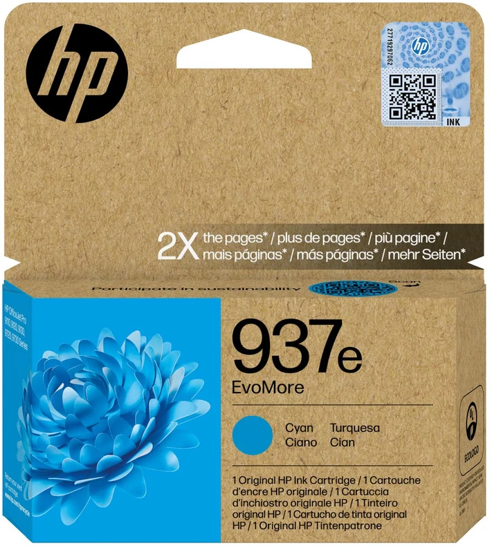 HP No. 937 mėlynas Instant Ink EVOMORE