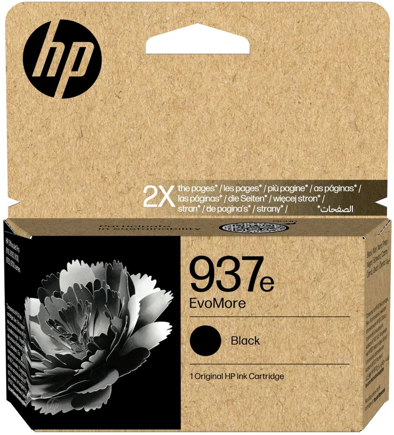 HP 937 juoda Instant Ink EVOMORE