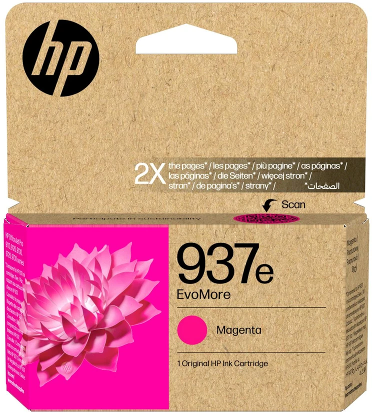 Instant HP Nr. 937 purpurinis momentinis rašalas EVOMORE