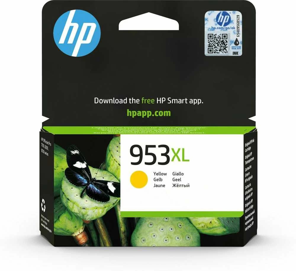 Hewlett Packard (HP) HP 953XL rašalo kasetė, geltona