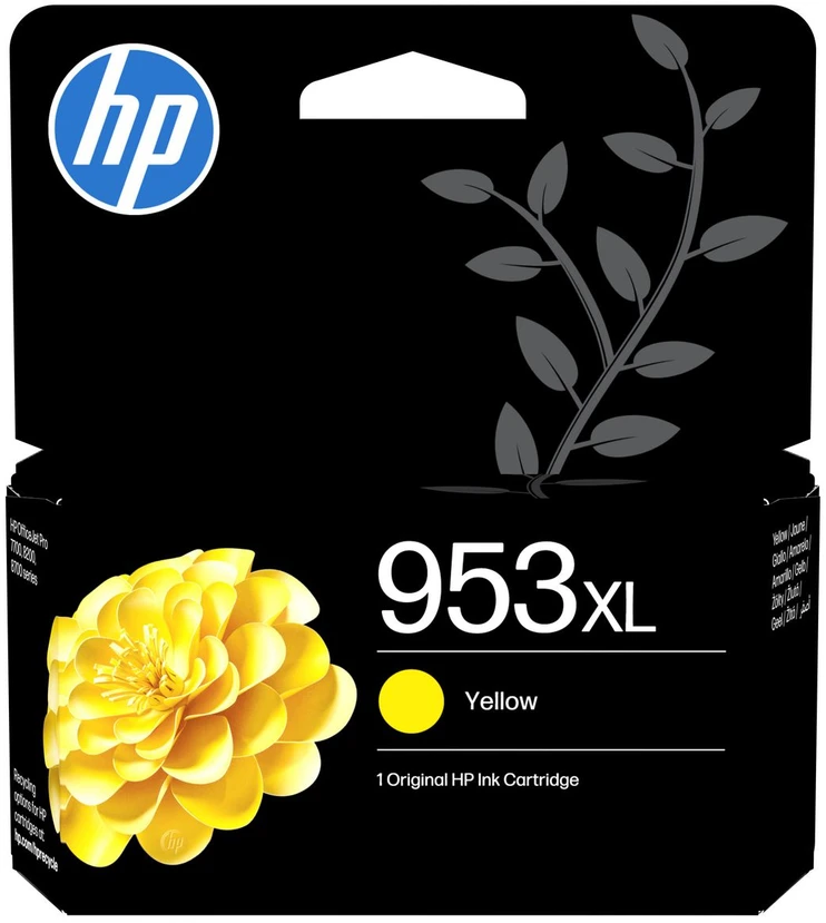 Hewlett Packard (HP) HP 953XL rašalo kasetė, geltona