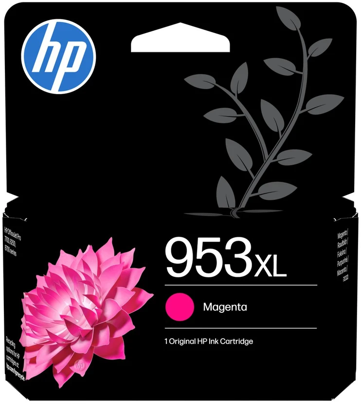 Hewlett Packard (HP) HP 953XL (F6U17AE) Rašalinė kasetė, Purpurinė