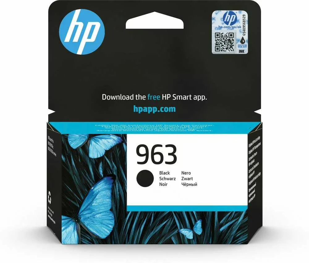 Hewlett Packard (HP) Rašalo Kasetė - HP 963 Juoda 24ml