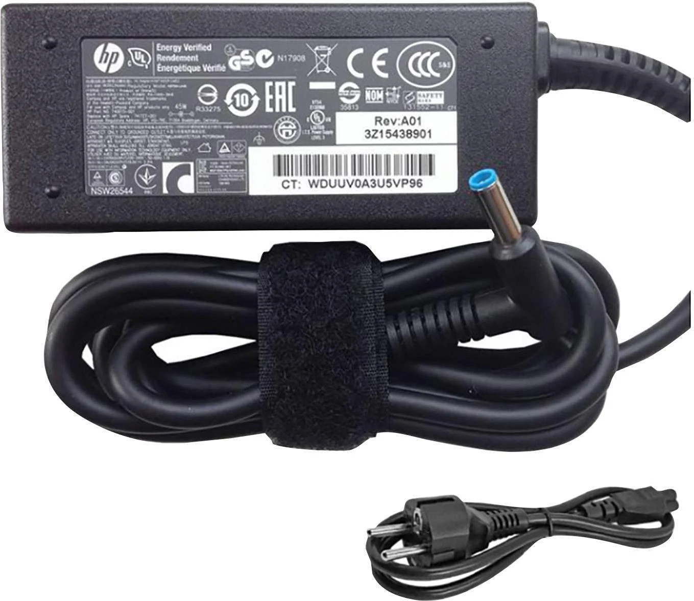 Hewlett Packard (HP) HP 45W Smart AC Adapteris maitinimo adapteris / inverteris Vidaus Juoda
