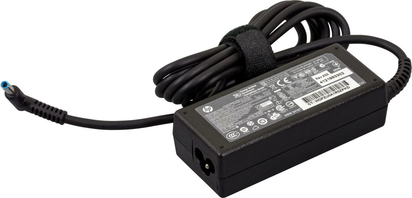 HP 65W įkroviklis su 4.5mm jungtimi ir laidu