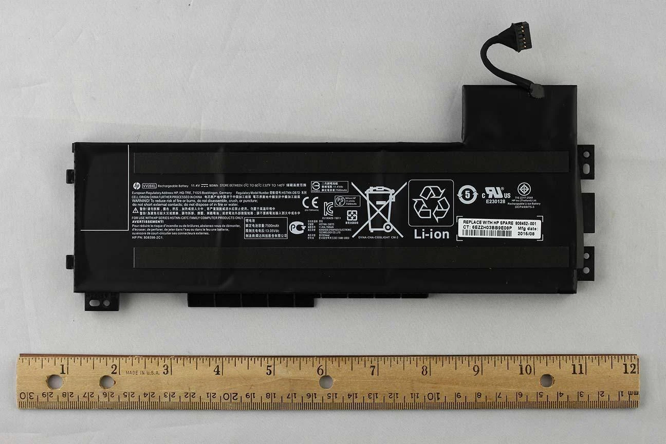 Hewlett Packard (HP) baterija HP baterija (pirminė) 9 elementų - 808452-002