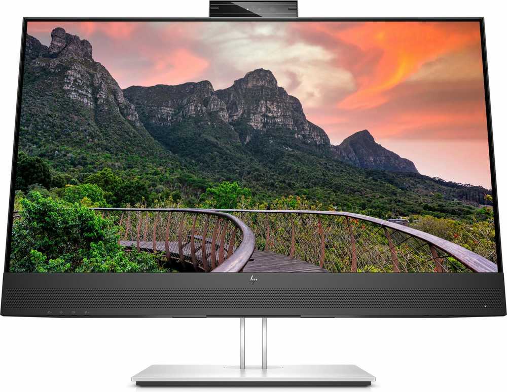 Hewlett Packard (HP) HP E27m G4 QHD USB-C konferencijų monitorius, 68,6 cm (27"), 2560 x 1440 pikselių, „Quad HD“, LCD, 5 ms, Juoda, Sidabras