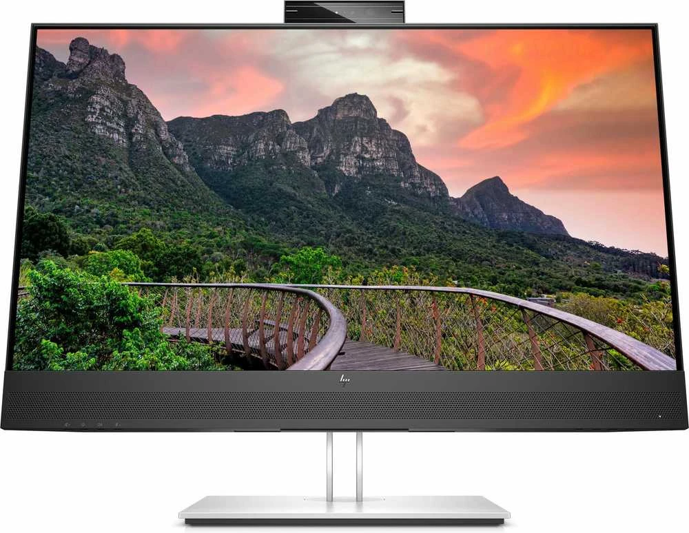 Hewlett Packard (HP) HP E27m G4 QHD USB-C konferencijų monitorius, 68,6 cm (27"), 2560 x 1440 pikselių, „Quad HD“, LCD, 5 ms, Juoda, Sidabras
