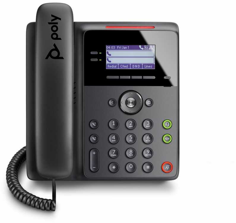 Hewlett Packard (HP) Triton POLY Phone Edge B30 IP telefonas su PoE palaikymu