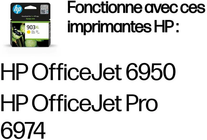 Hewlett Packard (HP) HP 903XL didelio našumo Geltona originali rašalo kasetė (825 puslapiai)