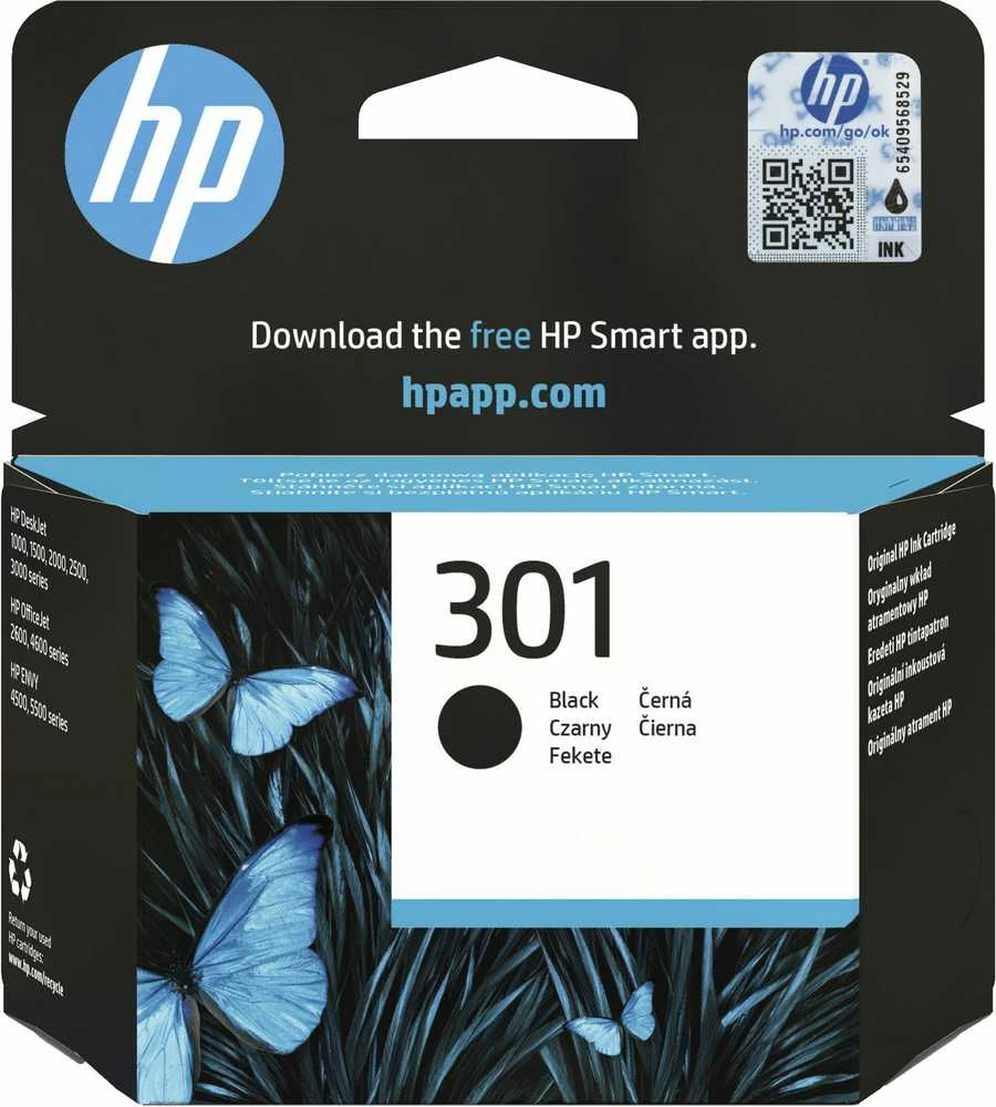 Hewlett Packard (HP) HP 301 Tinte juodas DeskJet 1050 2050 All-in-One Spausdintuvas