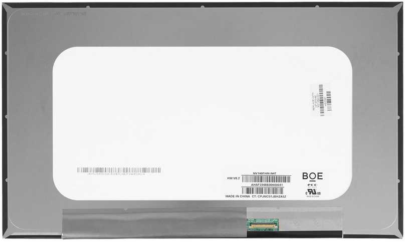 Hewlett Packard (HP) Nešiojamojo kompiuterio atmintis HP LCD RAW PANEL 14.0 FHD AG