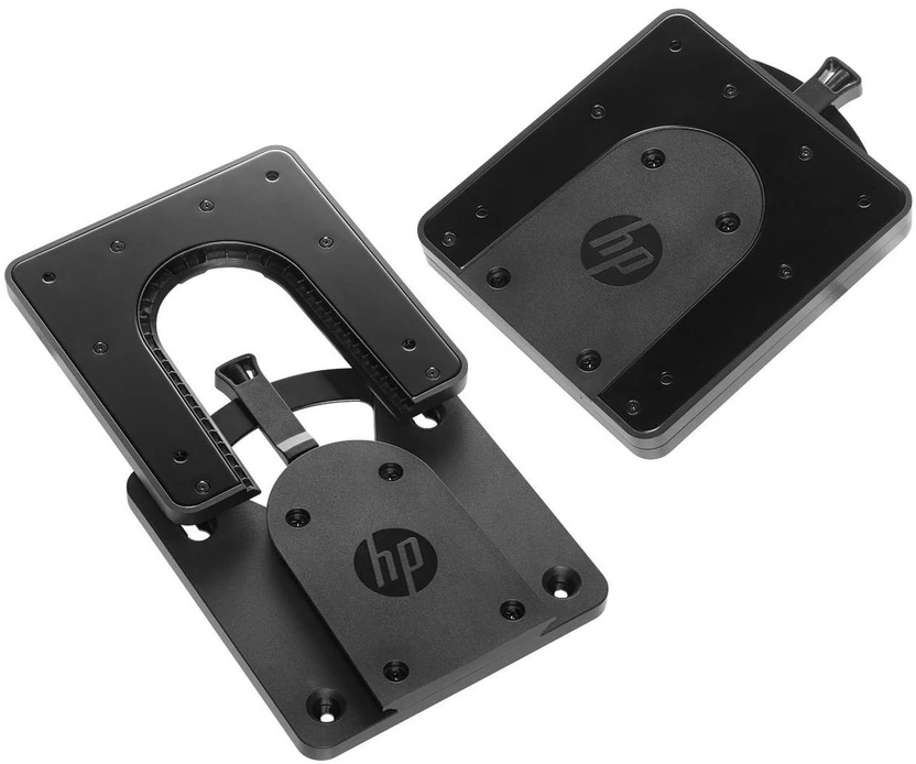 Laikiklis Hewlett Packard (HP) HP Quick Release Bracket 2, skirtas P serijos G4/G5 ir senesniems, V27i, V27c G5, konferencijų M24m, M27m, E serijos G4/G5, Z serijos G3 monitoriams su 100 mm VESA, Sure-Lock