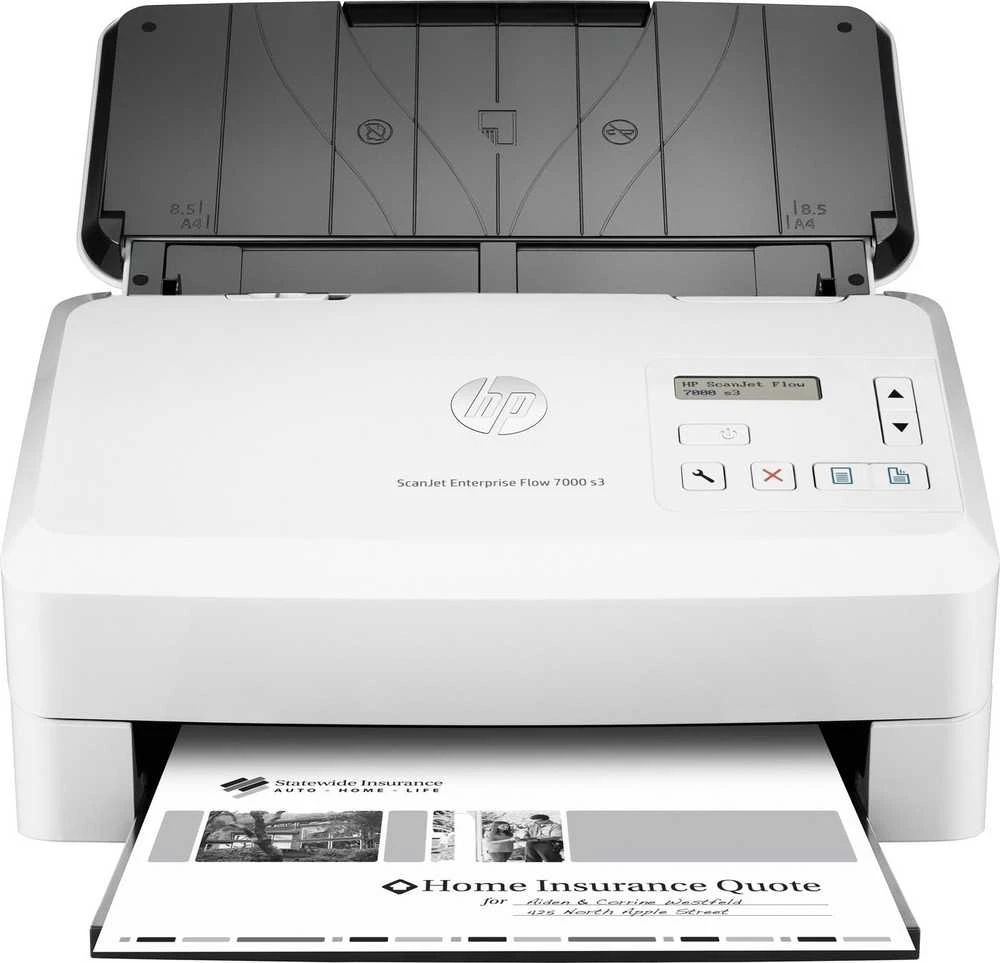 Skeneris Hewlett Packard (HP) SCANJET ENTERPRISE FLOW 7000 S3 - 75PPM SIMPLEX 150IPM DUPLEX