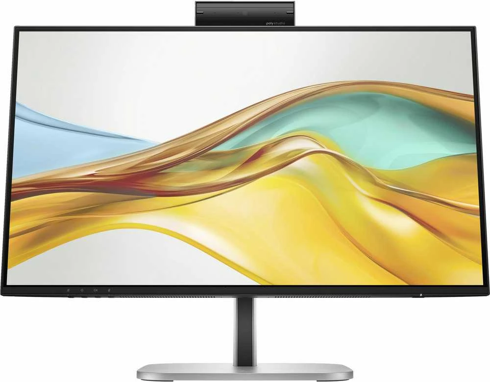 HP 524pm Series 5 Pro FHD konferencijų monitorius – 23,8 colio 1920x1080 FHD 350 nitų 100 Hz AG, IPS, USB-C(100W/15W)/HDMI/DP Daisy-Chain, 3x USB-A, garsiakalbiai, internetinė kamera, R,J-4 reguliuoti / pakreipti / pasukti / pasukti, 3 metai (pakeičia E24m)