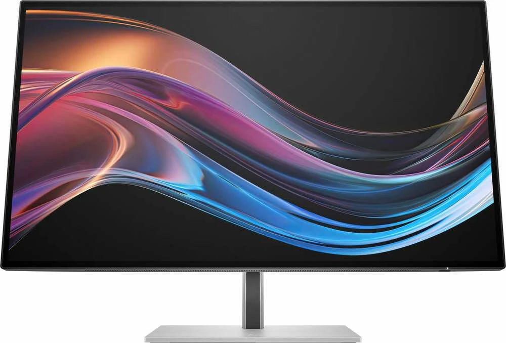 Hewlett Packard (HP) HP 727pk Series 7 Pro 4K TB4 įkrovimo monitorius - 27 colių 3840x2160 UHD 400 nitų 60Hz AG, IPS Juodas HDR 400, USB-C (100W/15W)/HDMI/DisplayPort Daisy-Chain, 5x USB-A, RJ-45 LAN, reguliuojamo aukščio / pakreipimo / pasukimo / sukimosi kampą, 3 metai (pakeičia Z27k G3)