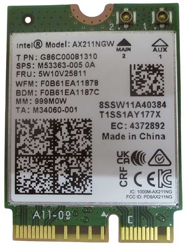 Atmintis nešiojamam kompiuteriui HP M53363-001 – atsarginės dalys nešiojamiesiems kompiuteriams WLAN kortelė
