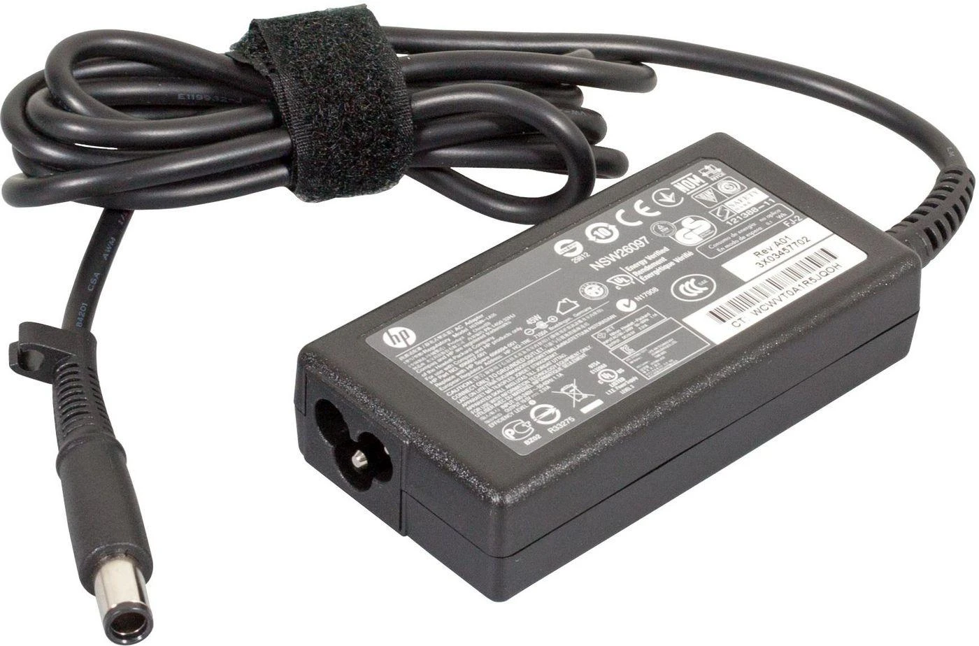 Hewlett Packard (HP) HP 45 W nešiojamojo kompiuterio kintamosios srovės adapteris 5 mm 2,3 A 19,5 V (744893-001)