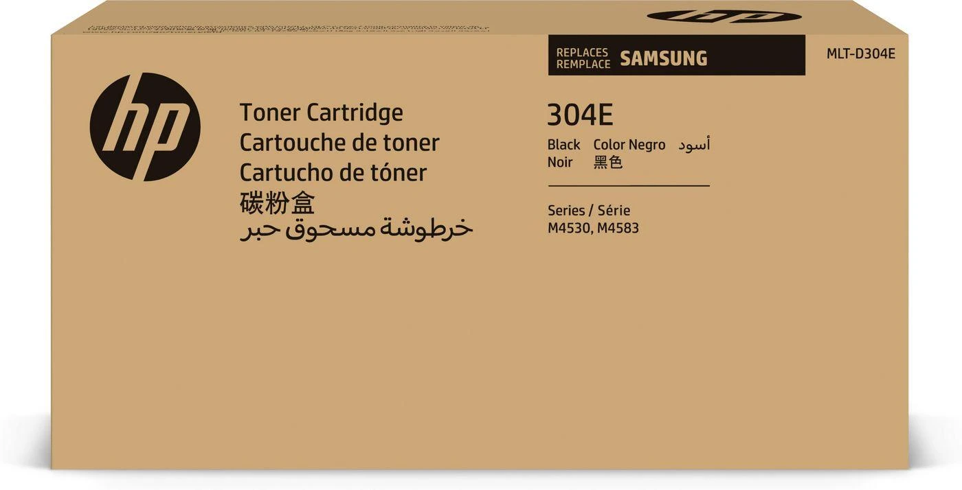 Hewlett Packard (HP) Samsung Tonerio Kasetė - HP MLT-D304E 24,000 Puslapių Juoda