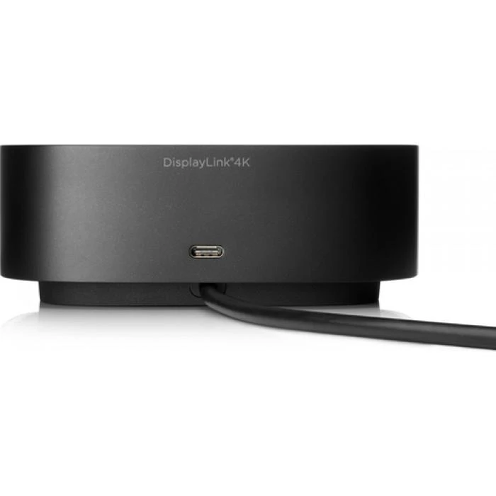 HP G2 dokas su USB-C jungtimi ir DisplayLink 4K logotipu