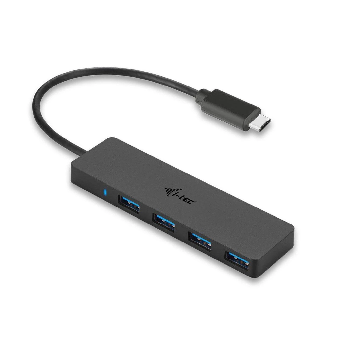 HP I-tec Advance C31HUB404 sąsajos šakotuvas USB 3.2 Gen 2 (3.1 Gen 2) Type-C 5000 Mbit/ai Juoda