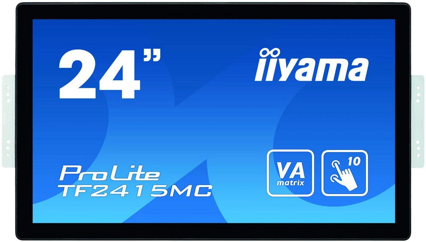 iiyama ProLite TF2415MC-B2 jutiklinis monitorius 60,5 cm (23.8") 1920 x 1080 pikseliai Juoda „Multi-touch“ Daugybė naudotojų