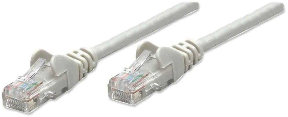 Intracom INTELLINET tinklo kabelis Cat6 U/UTP RJ45 vyriškas / RJ45 vyriškas 5,0 m 14 pėdų. Pilka