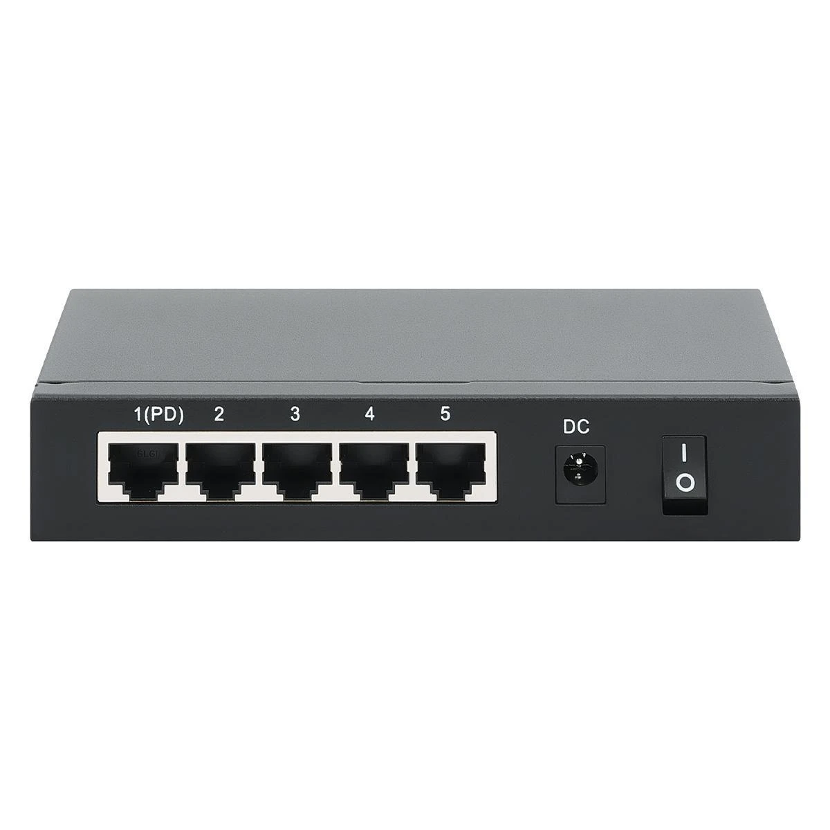 Šakotuvas Intellinet PoE-Powered 5x Gigabit Gigabit Ethernet (10/100/1000) Juoda Maitinimas per Eternetą (PoE)