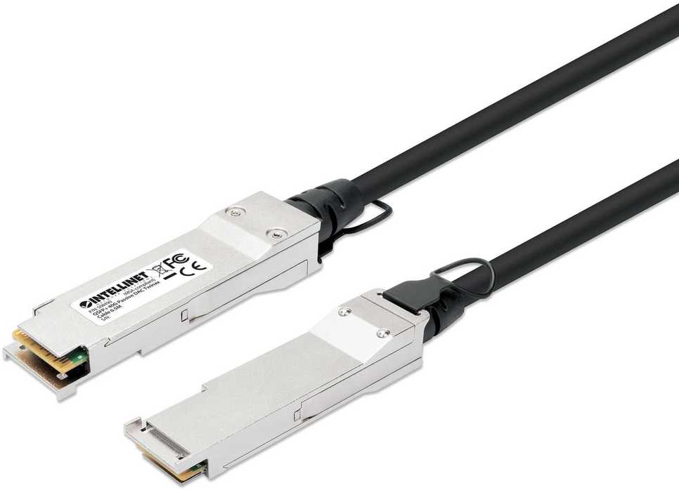 „Intellinet 508490 Twinax QSFP+ 40G DAC“ pasyvusis ryšys, MSA, 0,5 m