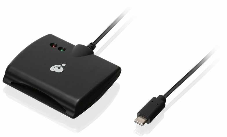 Klaviatūra Skaitytuvas IOGear USB-C CAC Card Reader