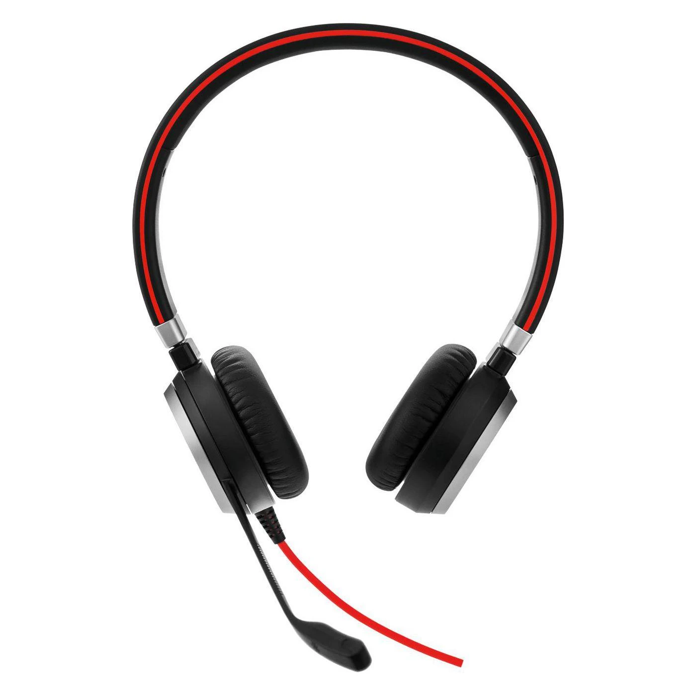 Ausinės Grandstream JABRA EVOLVE 40 MS Stereo USB su lankeliu ant galvos triukšmo slopinimas USB jungtis su užtildymo mygtuku ir garsumo valdymu ant laido